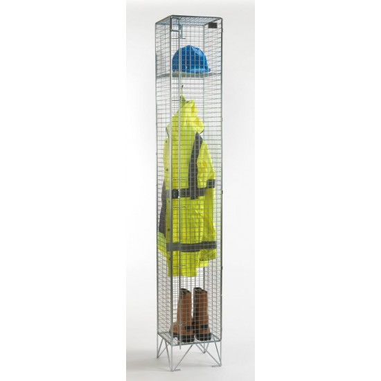 Single Door Wire Mesh Lockers