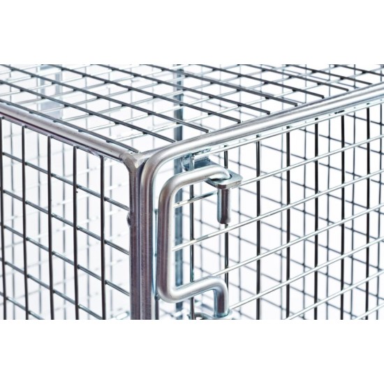4 Compartment Economy Wire Mesh Lockers 4 Compartment Economy Wire Mesh Lockers