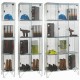 4 Compartment Economy Wire Mesh Lockers 4 Compartment Economy Wire Mesh Lockers