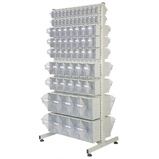 FREESTANDING DOUBLE SIDED STATIC RHINO TILT BIN KIT RTBDSSB