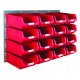 Barton Topstore Wall-Mounted Louvre Panel Bin Kit 010207 with 16 x TC4 Bins Barton Topstore Wall-Mounted Louvre Panel Bin Kit 010207 with 16 x TC4 Bins