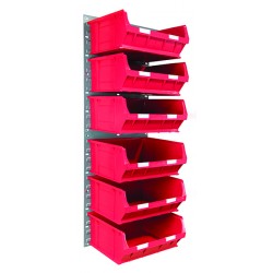 Barton Topstore Wall-Mounted Louvre Panel Bin Kit 010209V with 6 x TC6 Bins Barton Topstore Wall-Mounted Louvre Panel Bin Kit 010209V with 6 x TC6 Bins
