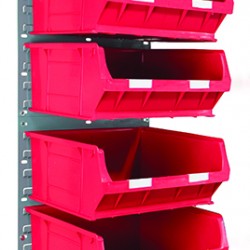 Barton Topstore Wall-Mounted Louvre Panel Bin Kit 010209V with 6 x TC6 Bins Barton Topstore Wall-Mounted Louvre Panel Bin Kit 010209V with 6 x TC6 Bins