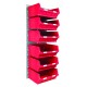 Barton Topstore Wall-Mounted Louvre Panel Bin Kit 010209V with 6 x TC6 Bins Barton Topstore Wall-Mounted Louvre Panel Bin Kit 010209V with 6 x TC6 Bins