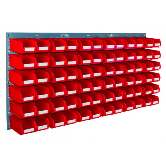 Barton Topstore Wall-Mounted Louvre Panel Bin Kit 010210 with 72 x TC2 Bins Barton Topstore Wall-Mounted Louvre Panel Bin Kit 010210 with 72 x TC2 Bins