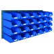Barton Topstore Wall-Mounted Louvre Panel Bin Kit 010212 with 24 x TC4 Bins Barton Topstore Wall-Mounted Louvre Panel Bin Kit 010212 with 24 x TC4 Bins