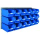 Barton Topstore Wall-Mounted Louvre Panel Bin Kit 010213 with 18 x TC5 Bins Barton Topstore Wall-Mounted Louvre Panel Bin Kit 010213 with 18 x TC5 Bins