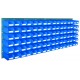 Barton Topstore Wall-Mounted Louvre Panel Bin Kit 010215 with 96 x TC2 Bins