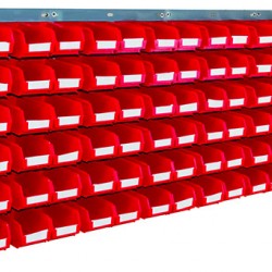 Barton Topstore Wall-Mounted Louvre Panel Bin Kit 010215 with 96 x TC2 Bins Barton Topstore Wall-Mounted Louvre Panel Bin Kit 010215 with 96 x TC2 Bins