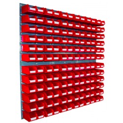 Barton Topstore Wall-Mounted Louvre Panel Bin Kit 010220 with 144 x TC2 Bins Barton Topstore Wall-Mounted Louvre Panel Bin Kit 010220 with 144 x TC2 Bins