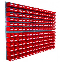 Barton Topstore Wall-Mounted Louvre Panel Bin Kit 010225 with 192 x TC2 Bins Barton Topstore Wall-Mounted Louvre Panel Bin Kit 010225 with 192 x TC2 Bins