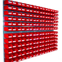 Barton Topstore Wall-Mounted Louvre Panel Bin Kit 010225 with 192 x TC2 Bins Barton Topstore Wall-Mounted Louvre Panel Bin Kit 010225 with 192 x TC2 Bins
