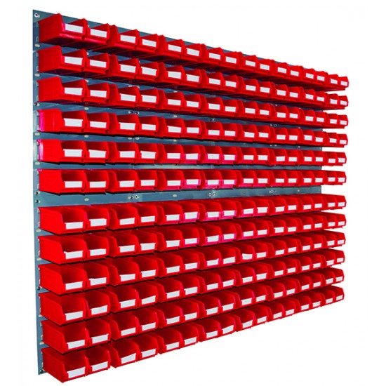 Barton Topstore Wall-Mounted Louvre Panel Bin Kit 010225 with 192 x TC2 Bins Barton Topstore Wall-Mounted Louvre Panel Bin Kit 010225 with 192 x TC2 Bins