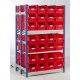 Toprax Standard bay Shelving With TC Size 5 Bin Kits Toprax Standard bay Shelving With TC Size 5 Bin Kits