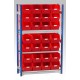 Toprax Standard bay Shelving With TC Size 5 Bin Kits Toprax Standard bay Shelving With TC Size 5 Bin Kits