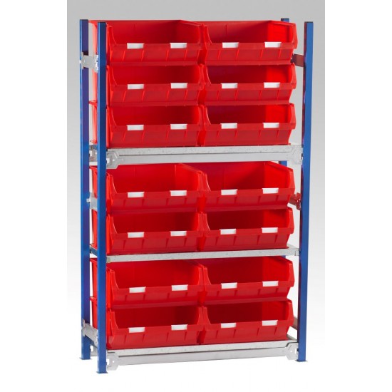 Toprax Standard bay Shelving With TC Size 6 Bin Kits Toprax Standard bay Shelving With TC Size 6 Bin Kits