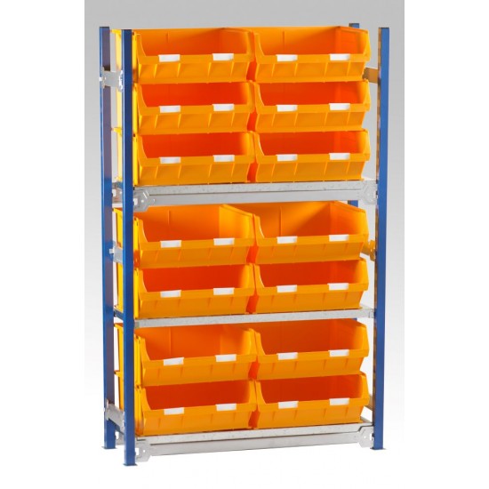 Toprax Standard bay Shelving With TC Size 6 Bin Kits Toprax Standard bay Shelving With TC Size 6 Bin Kits
