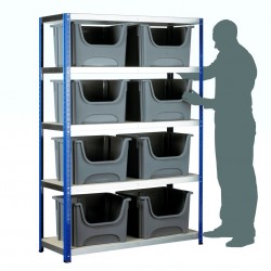 Eco-Rax Space Bin Shelving Kit 441245/SB