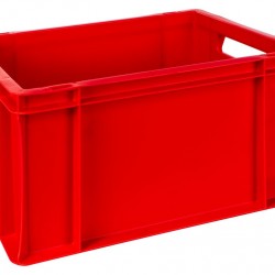 Topstore European 400 x 300mm Stacking Coloured Containers E4322-RED/5 (20 Litre)