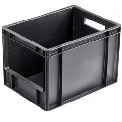 European 400 x 300mm Open Fronted Stacking Containers E4327-4P20/5 (25 Litre)