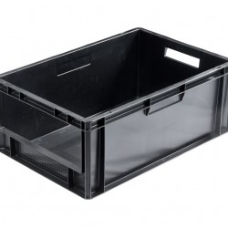 European 600 x 400mm Open Fronted Stacking Containers E6424-4P20/2 (47 Litre)