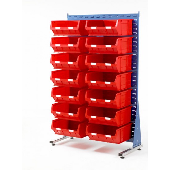 Topstore Single Sided Spacemaster Louvre Panels TC Bin Kits