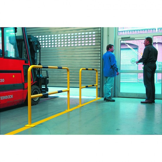 Black Bull Surface Mounted Steel Hoop Barriers Black Bull Surface Mounted Steel Hoop Barriers