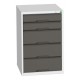 Bott Verso 525mm Wide 5 Drawer cabinet 16925012 Bott Verso 525mm Wide 5 Drawer cabinet 16925012