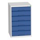 Bott Verso 525mm Wide 6 Drawer Cabinet 16925014 Bott Verso 525mm Wide 6 Drawer Cabinet 16925014