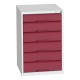 Bott Verso 525mm Wide 6 Drawer Cabinet 16925014 Bott Verso 525mm Wide 6 Drawer Cabinet 16925014