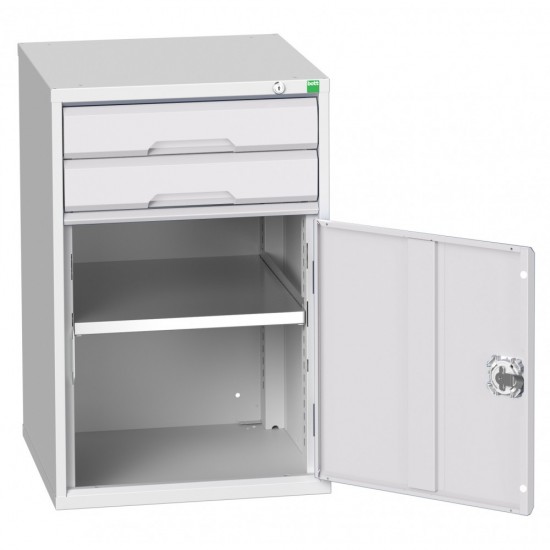 Bott Verso 525mm Wide Cupboard + 2 Drawers 16925016 Bott Verso 525mm Wide Cupboard + 2 Drawers 16925016
