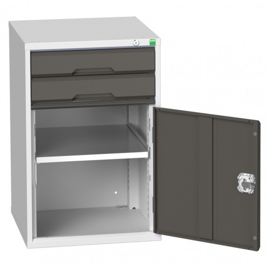 Bott Verso 525mm Wide Cupboard + 2 Drawers 16925016 Bott Verso 525mm Wide Cupboard + 2 Drawers 16925016