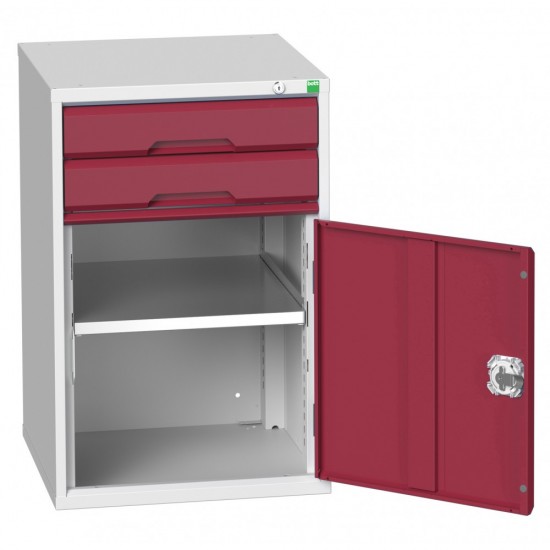 Bott Verso 525mm Wide Cupboard + 2 Drawers 16925016 Bott Verso 525mm Wide Cupboard + 2 Drawers 16925016