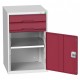 Bott Verso 525mm Wide Cupboard + 2 Drawers 16925016 Bott Verso 525mm Wide Cupboard + 2 Drawers 16925016