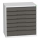 Bott Verso 800mm Wide 7 Drawer Cabinet 16925115 Bott Verso 800mm Wide 7 Drawer Cabinet 16925115
