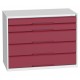 Bott Verso 1050mm Wide 5 Drawer Cabinet 16925212 Bott Verso 1050mm Wide 5 Drawer Cabinet 16925212