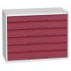 Bott Verso 1050mm Wide 6 Drawer Cabinet 16925214 Bott Verso 1050mm Wide 6 Drawer Cabinet 16925214