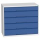 Bott Verso 1050mm Wide 5 Drawer Cabinet 16925217 Bott Verso 1050mm Wide 5 Drawer Cabinet 16925217