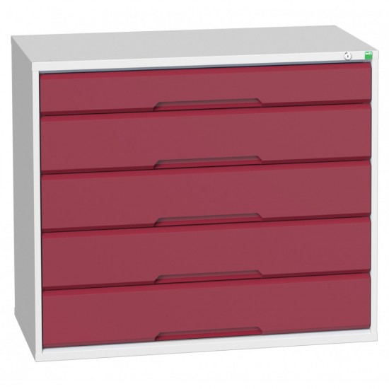 Bott Verso 1050mm Wide 5 Drawer Cabinet 16925217 Bott Verso 1050mm Wide 5 Drawer Cabinet 16925217