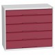 Bott Verso 1050mm Wide 5 Drawer Cabinet 16925217 Bott Verso 1050mm Wide 5 Drawer Cabinet 16925217