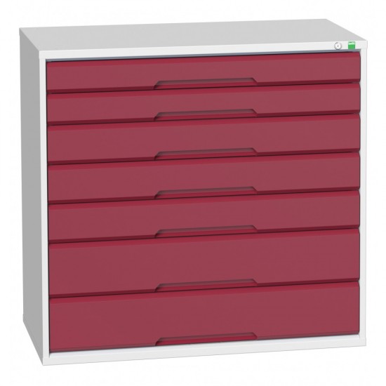 Bott Verso 1050mm Wide 7 Drawer Cabinet 16925249 Bott Verso 1050mm Wide 7 Drawer Cabinet 16925249