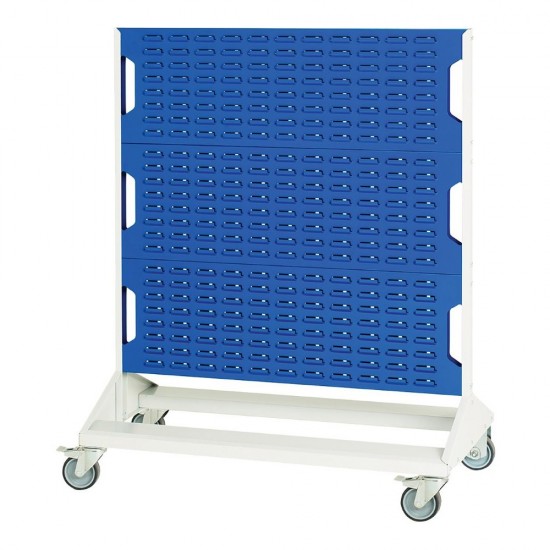 Bott Double Sided 1250mm High Mobile Louvre Panel Rack/Trolley 16917170