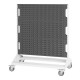 Bott Double Sided 1250mm High Mobile Louvre Panel Rack/Trolley 16917170