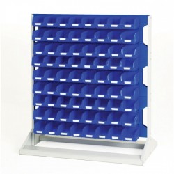 Bott Single Sided 72 Bin 1125mm High Static Louvre Panel Rack 16917322