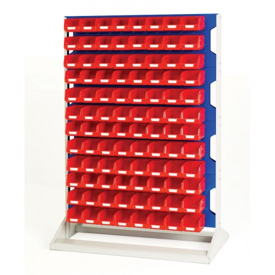 Bott Single Sided 96 Bin 1450mm High Static Louvre Panel Rack 16917324
