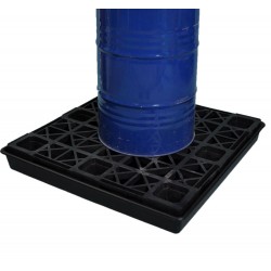 Recycled 1-Drum Plastic Spill Pallet BT4/200