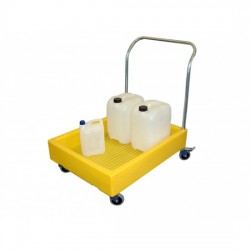 Heavy Duty Bunded Polypropylene Trolley FL-205-603 Heavy Duty Bunded Polypropylene Trolley FL-205-603