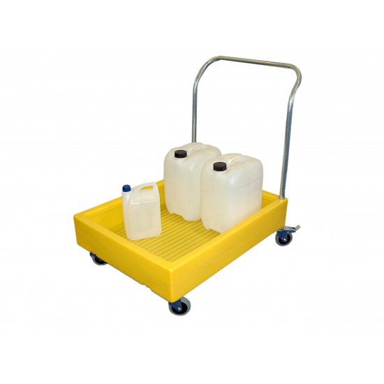 Heavy Duty Bunded Polypropylene Trolley FL-205-603 Heavy Duty Bunded Polypropylene Trolley FL-205-603
