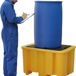 Polyethylene Single 205 Litre Drum Spill Pallet FL-205-103