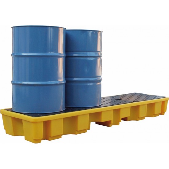Polyethylene 4 Drum In-Line Spill Pallet FL-205-106